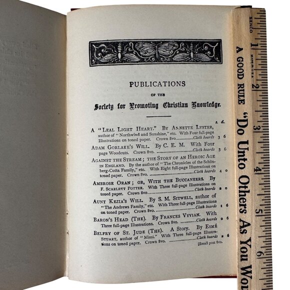 A Modern Tannhauser & The Bridge Hon. Mrs. Arthur Lyttelton Hardcover Book 1893 - Picture 16 of 16